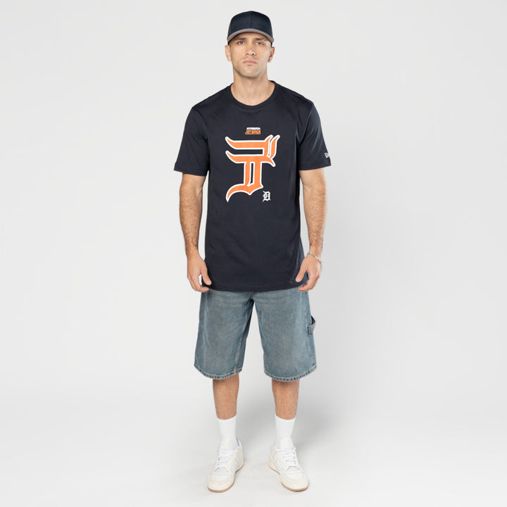Detroit Tigers Hyperfly x MLB Navy Short Sleeve T-Shirt