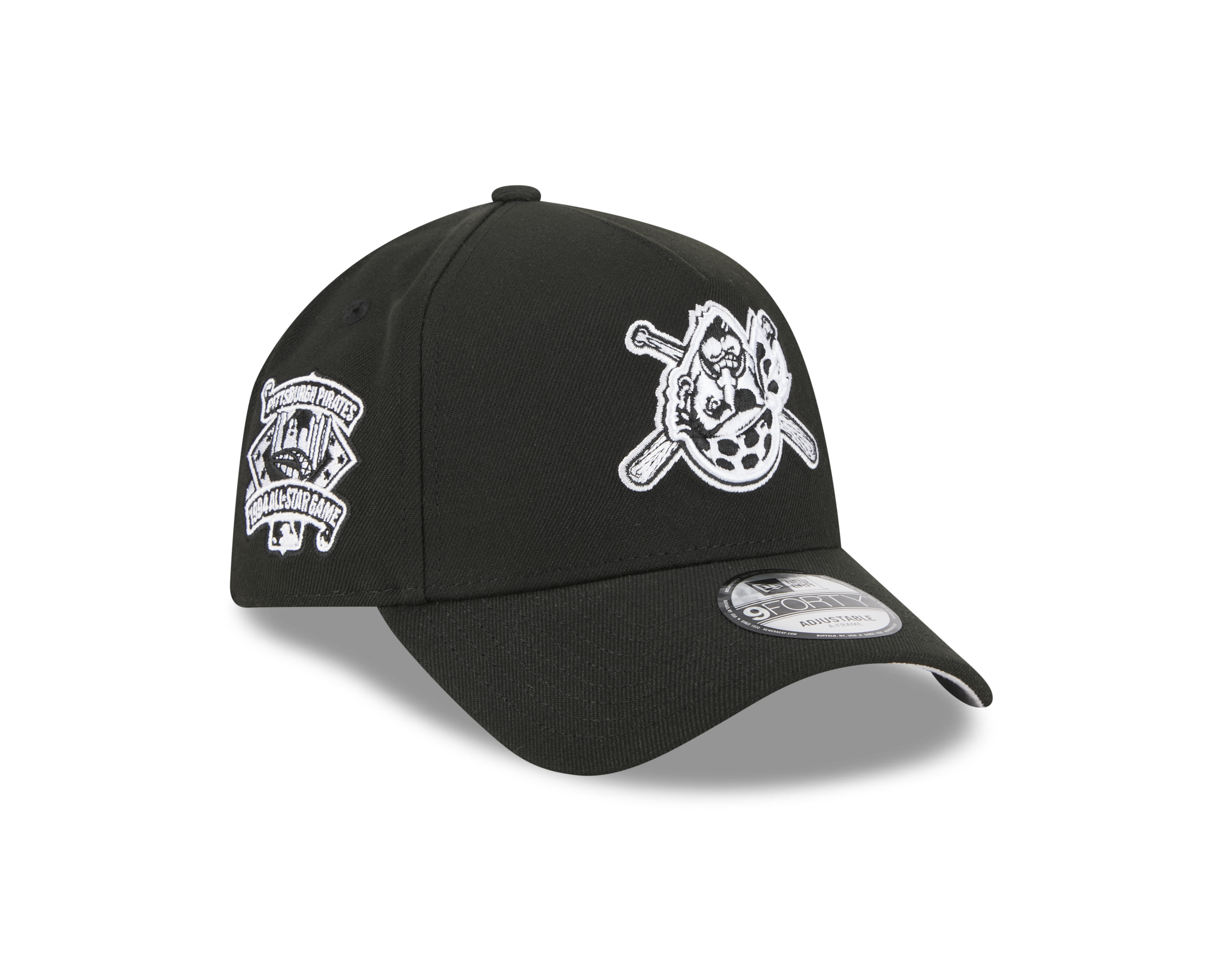 9FORTY A-Frame Pittsburgh Pirates MLB Upside Down Black Snapback