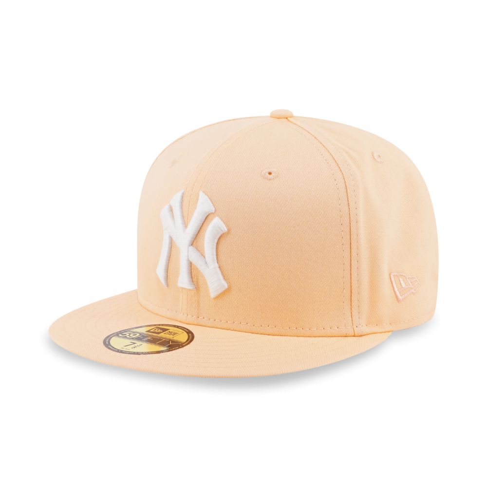 New Era 59Fifty New York NY Yankees 7 1/2 Game Fitted Hat Beige