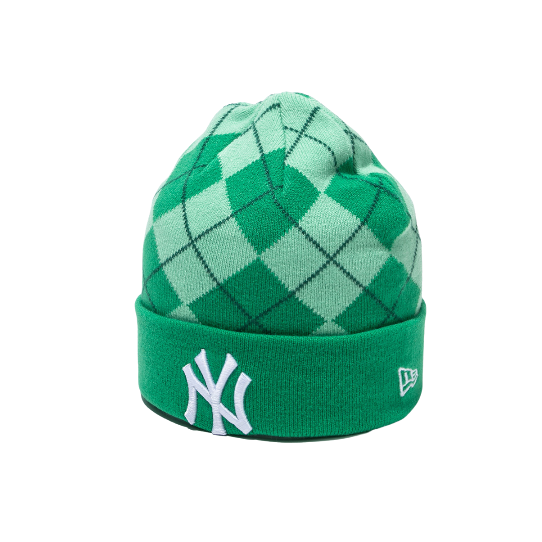 New York Yankees Knit Argyle Green Beanie New Era Malaysia