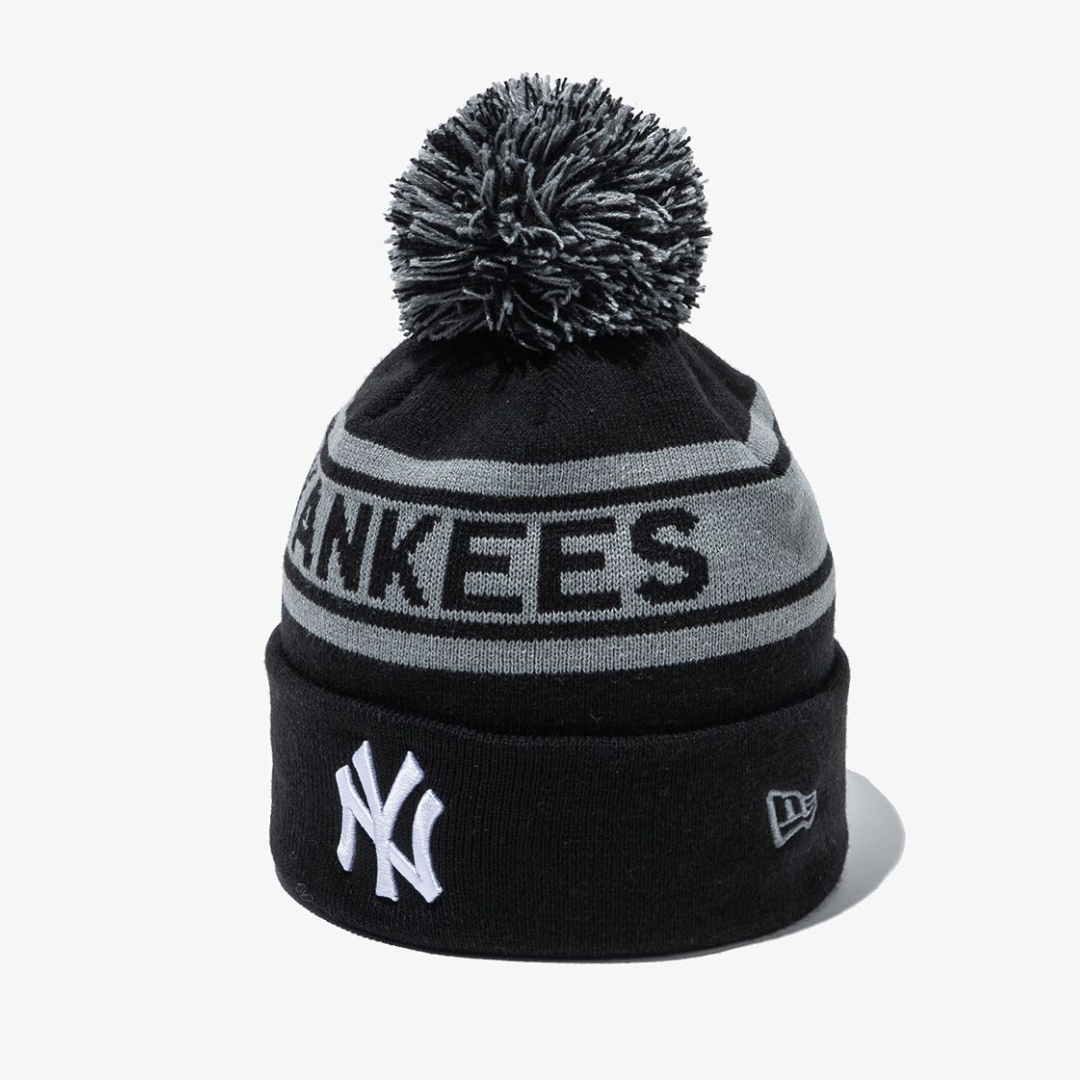 New York Yankees Knit League Pom Pom Black Beanie – New Era Malaysia