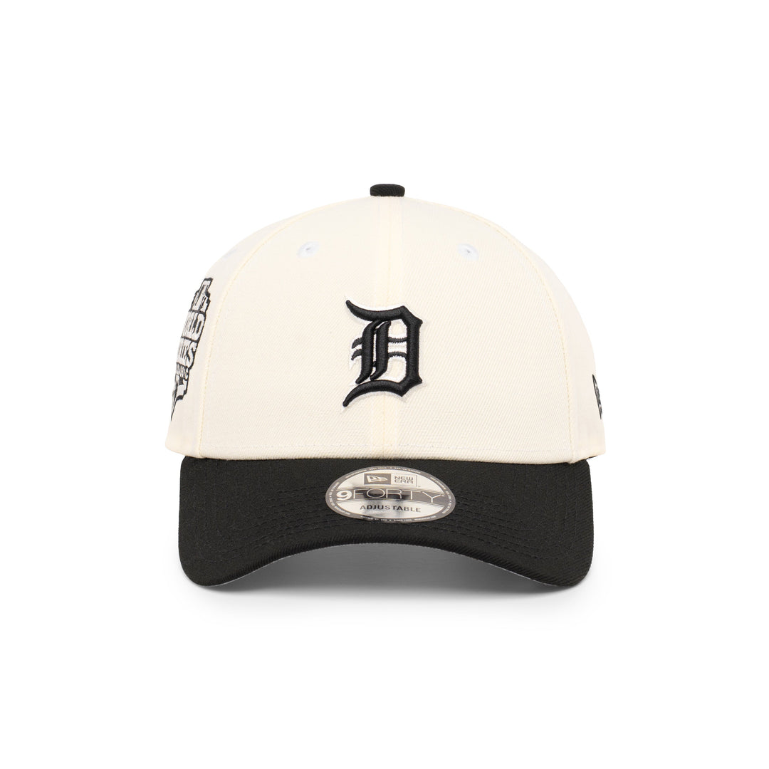 9FORTY Detroit Tigers World Series Fall 2012 Classic 2-Tone Black Visor Chrome Whit Snapback