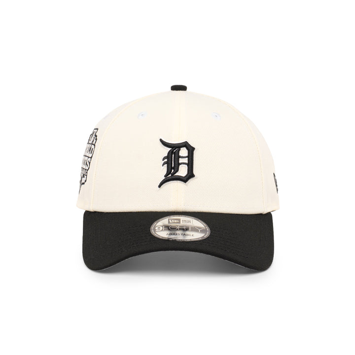9FORTY Detroit Tigers World Series Fall 2012 Classic 2-Tone Black Visor Chrome Whit Snapback