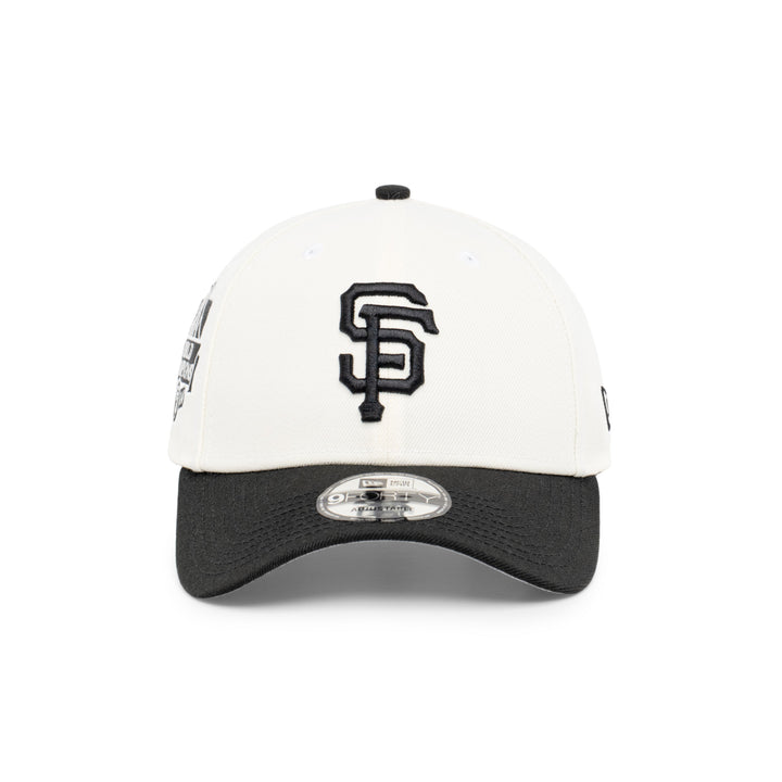 9FORTY San Francisco Giants World Champions 2014 2-Tone Black Visor Chrome White Snapback