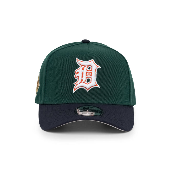 9FORTY A-Frame Detroit Tigers World Series Dark Green Black Snapback