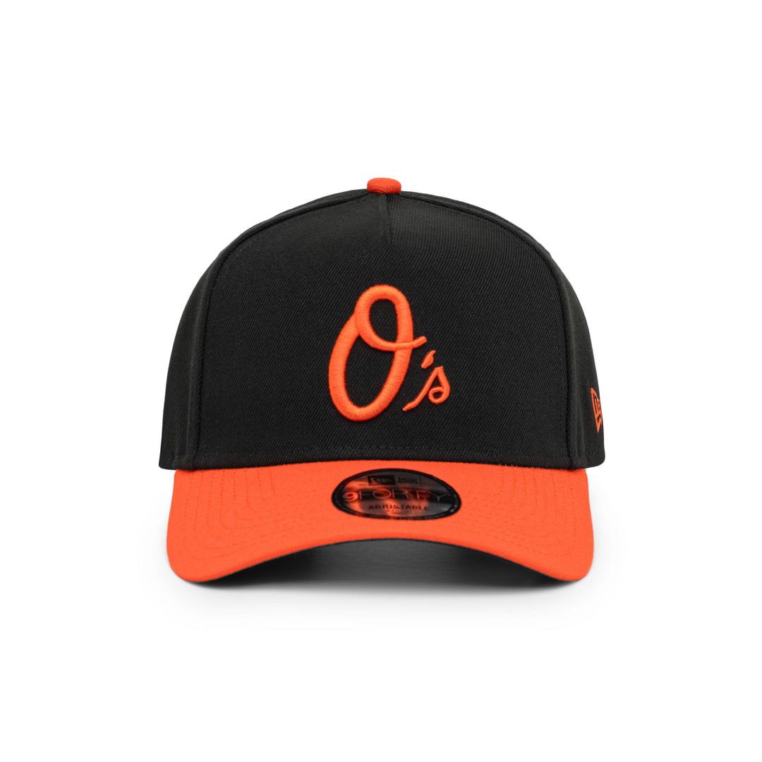 9FORTY A-Frame Baltimore Orioles Basic Team Black Snapback