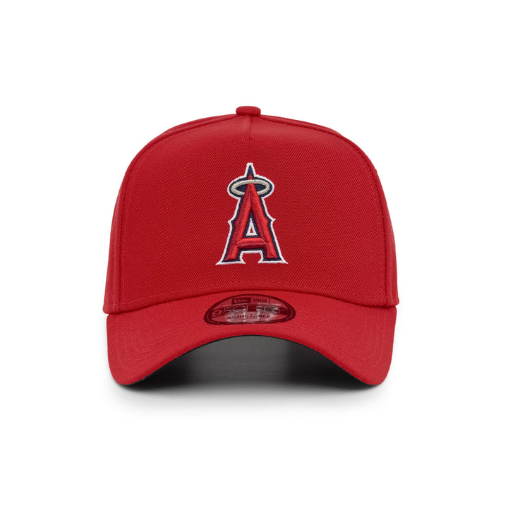 9FORTY A-Frame Los Angeles Angels Basic Team Red Scarlet Snapback
