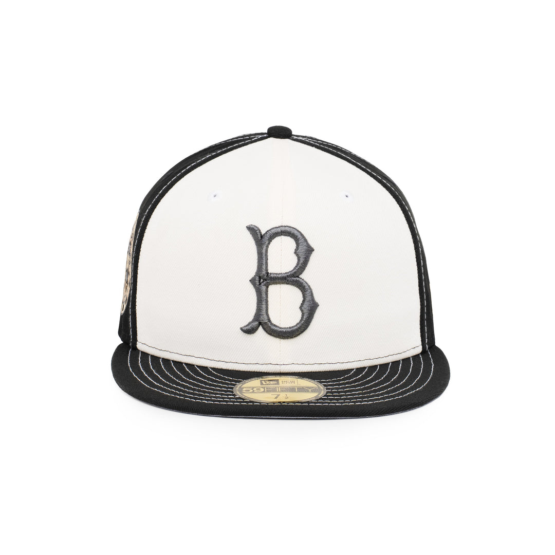 59FIFTY Brooklyn Dodgers All Star Game 2-Tone Black Visor Chrome White Fitted