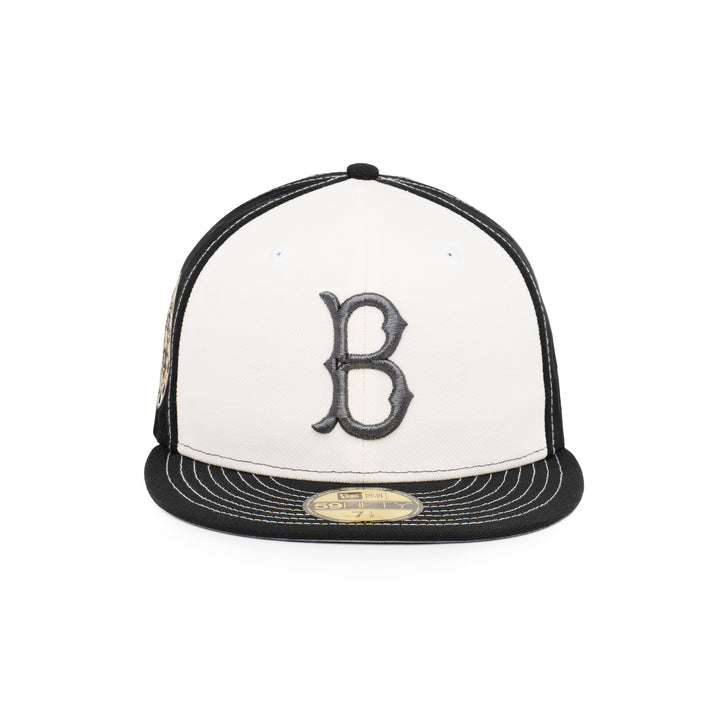 59FIFTY Brooklyn Dodgers All Star Game 2-Tone Black Visor Chrome White Fitted