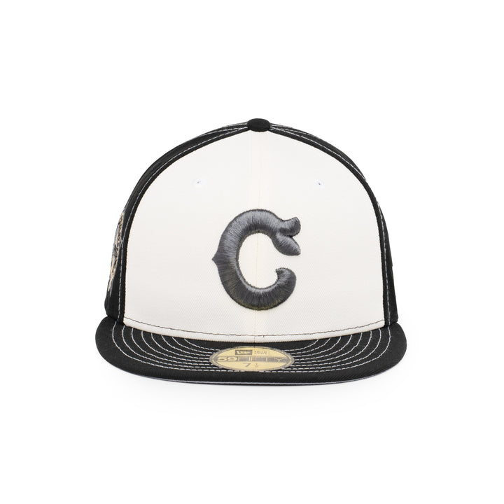 59FIFTY Cleveland Guardians All Star Game 2-Tone Black Visor Chrome White Fitted