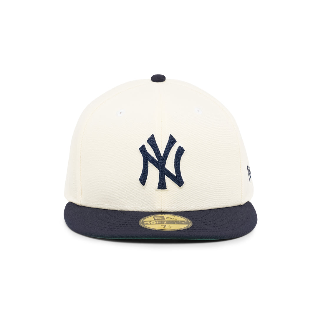 59FIFTY New York Yankees 2-Tone Chrome White Navy Fitted