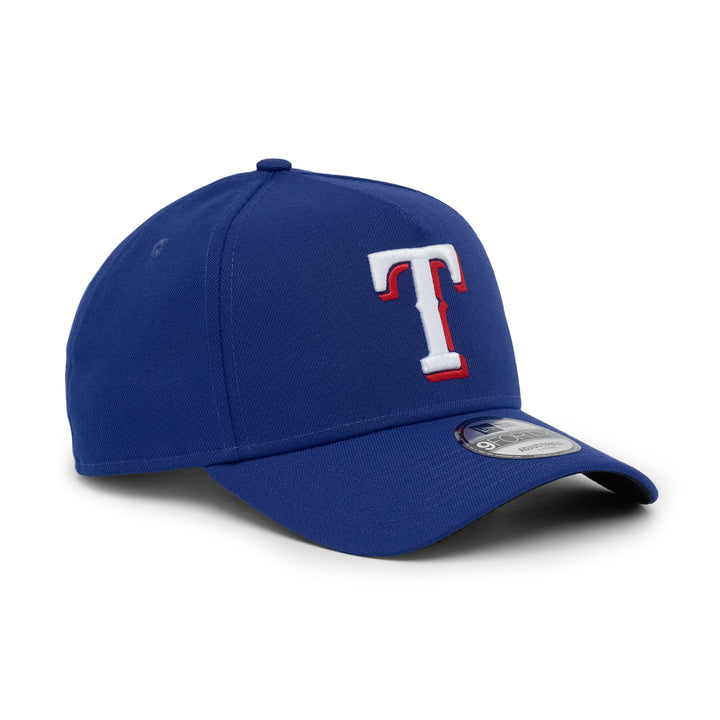 9FORTY A-Frame Texas Rangers Basic Team Dark Royal Snapback