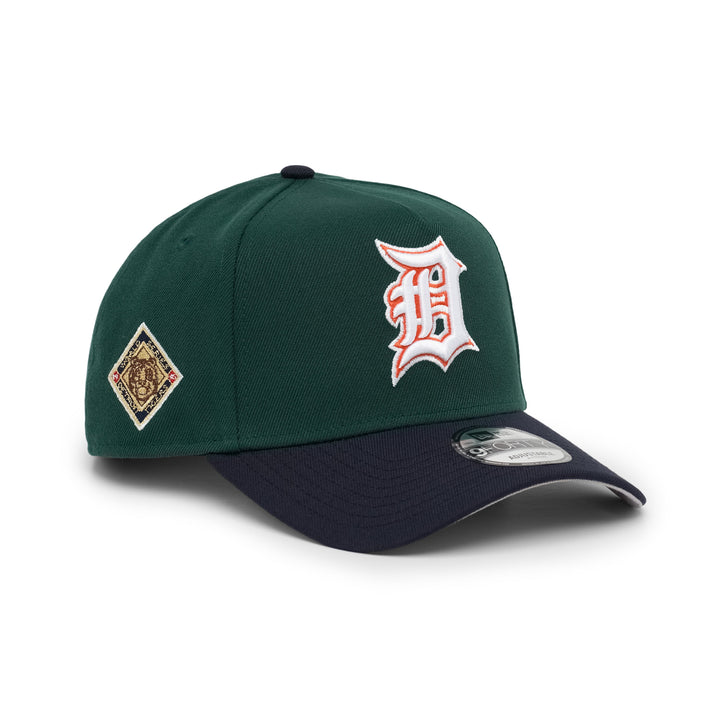 9FORTY A-Frame Detroit Tigers World Series Dark Green Black Snapback