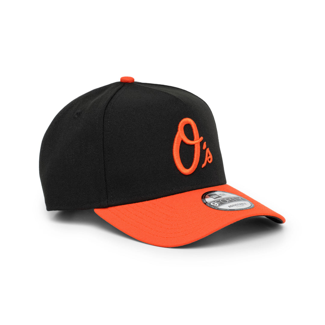 9FORTY A-Frame Baltimore Orioles Basic Team Black Snapback