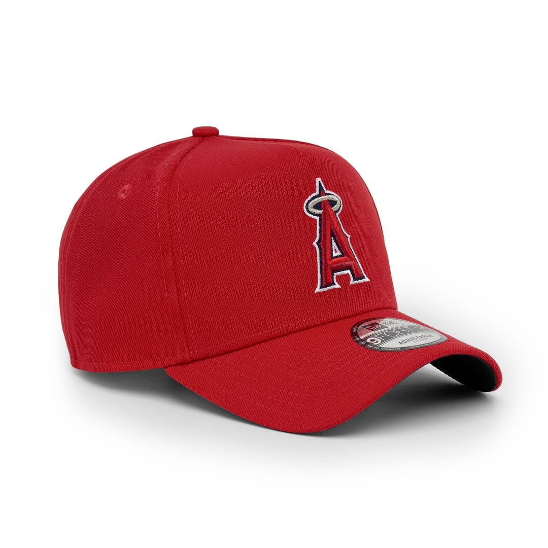 9FORTY A-Frame Los Angeles Angels Basic Team Red Scarlet Snapback