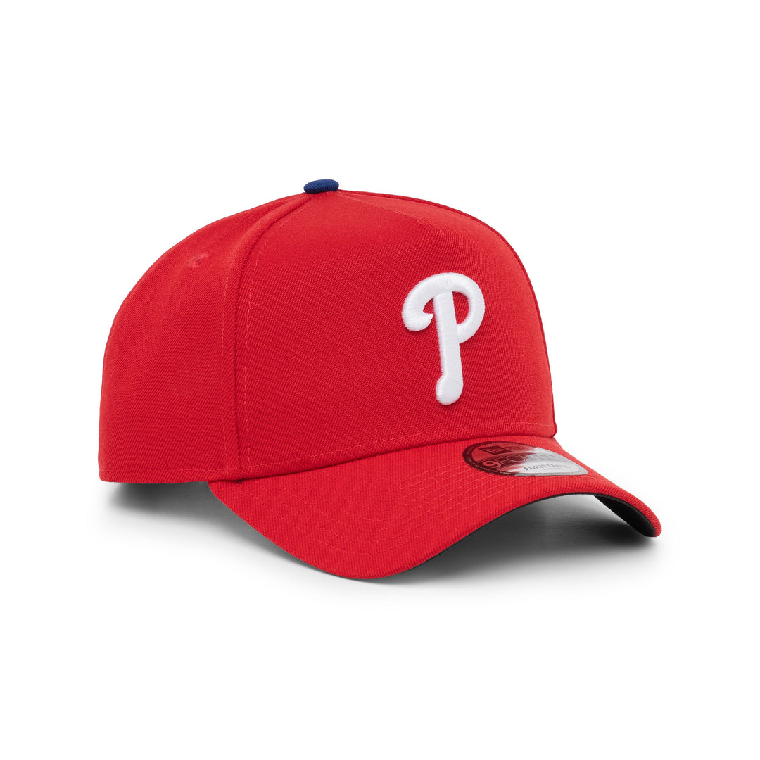 9FORTY A-Frame Philadelphia Phillies Basic Team Scarlet Snapback