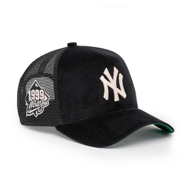 9FORTY A-Frame Trucker New York Yankees 1999 World Series Black Snapback