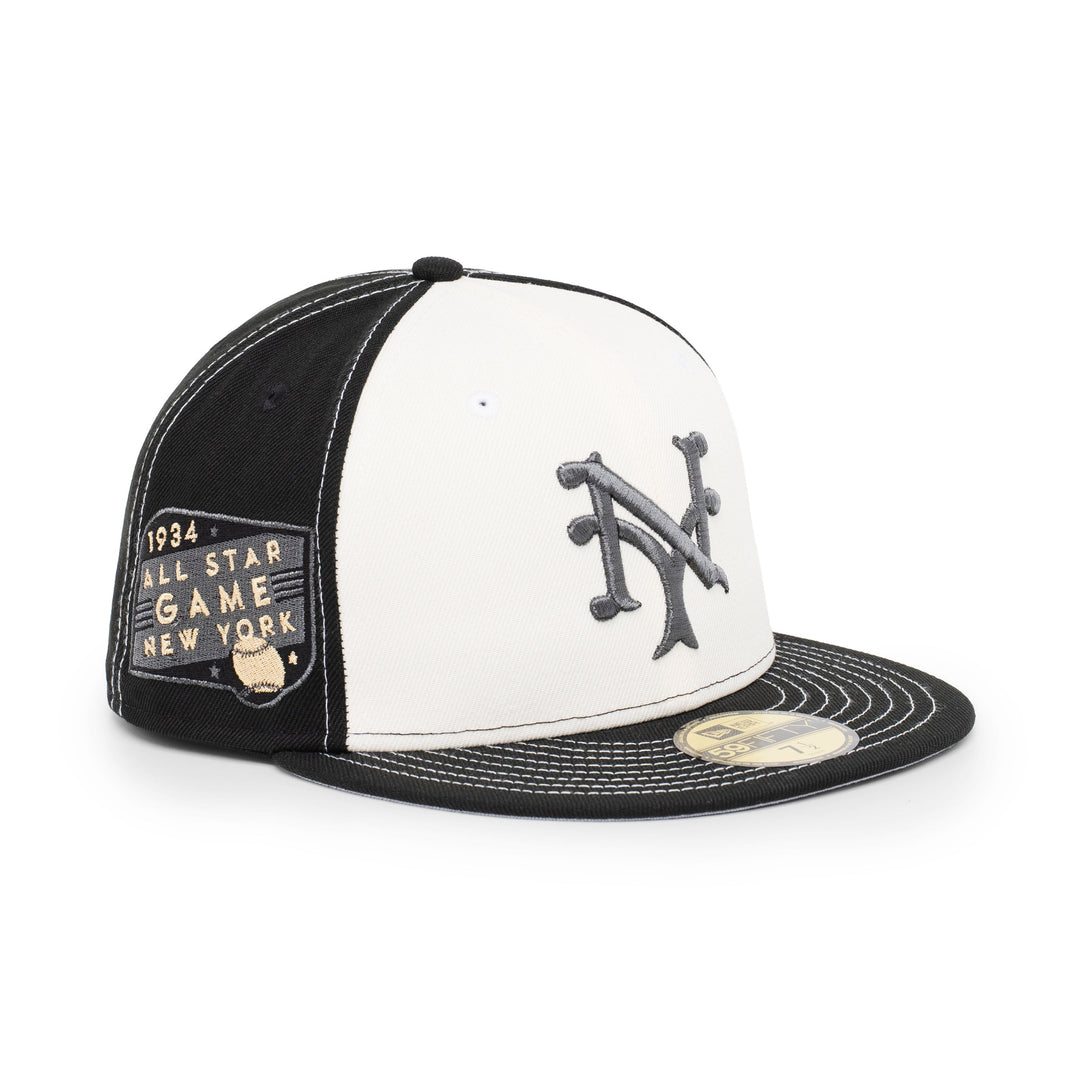 59FIFTY New York Giants All Star Game 2-Tone Black Visor Chrome White Fitted