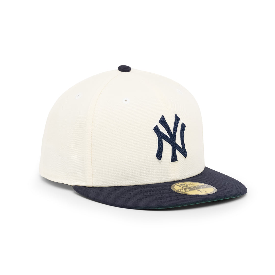 59FIFTY New York Yankees 2-Tone Chrome White Navy Fitted