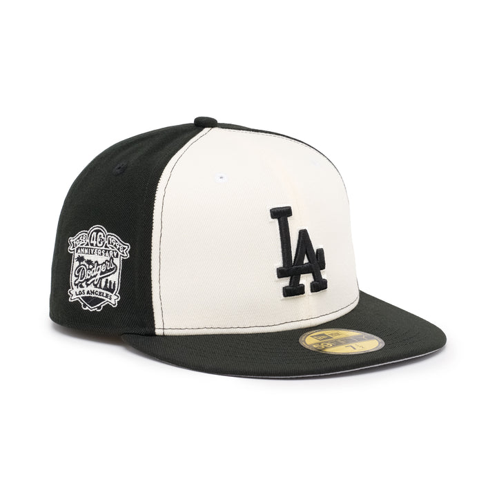 59FIFTY Los Angeles Dodgers 40th Anniversary Chrome Black Fitted