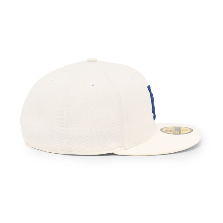 59FIFTY Los Angeles Dodgers Chrome White Fitted
