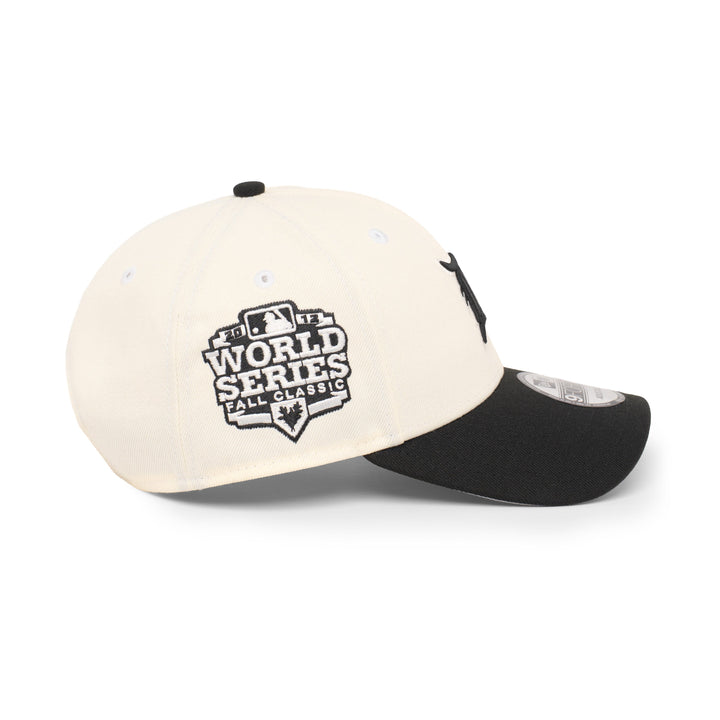 9FORTY Detroit Tigers World Series Fall 2012 Classic 2-Tone Black Visor Chrome Whit Snapback