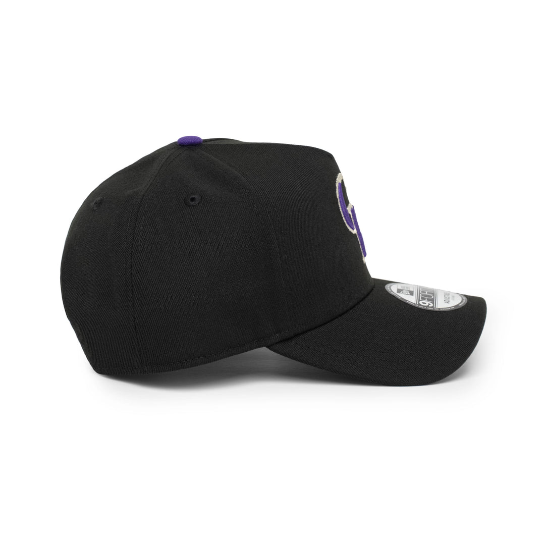 9FORTY A-Frame Colorado Rockies Basic Team Black Snapback