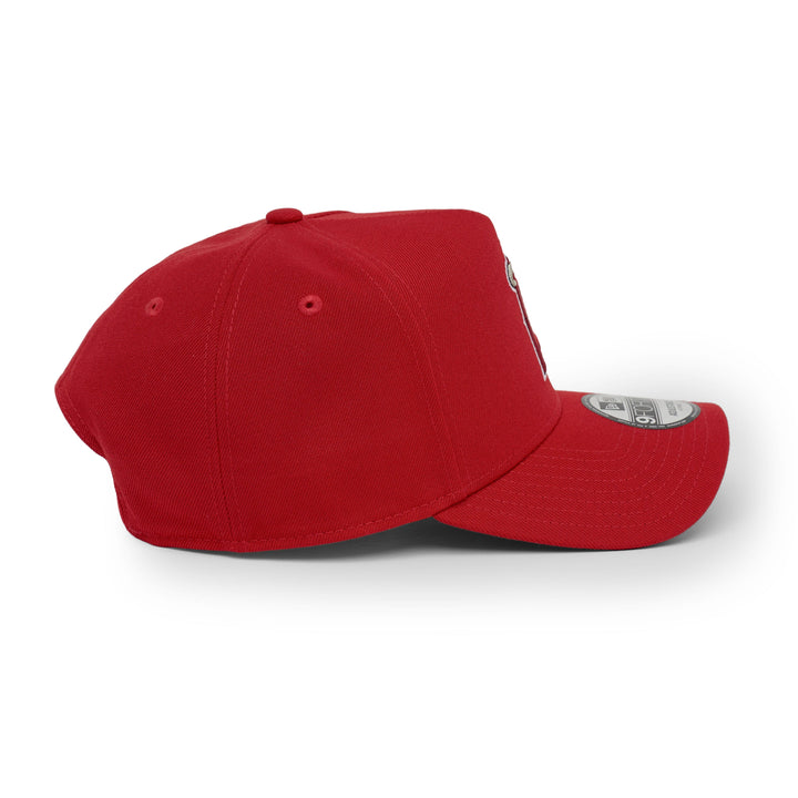 9FORTY A-Frame Los Angeles Angels Basic Team Red Scarlet Snapback