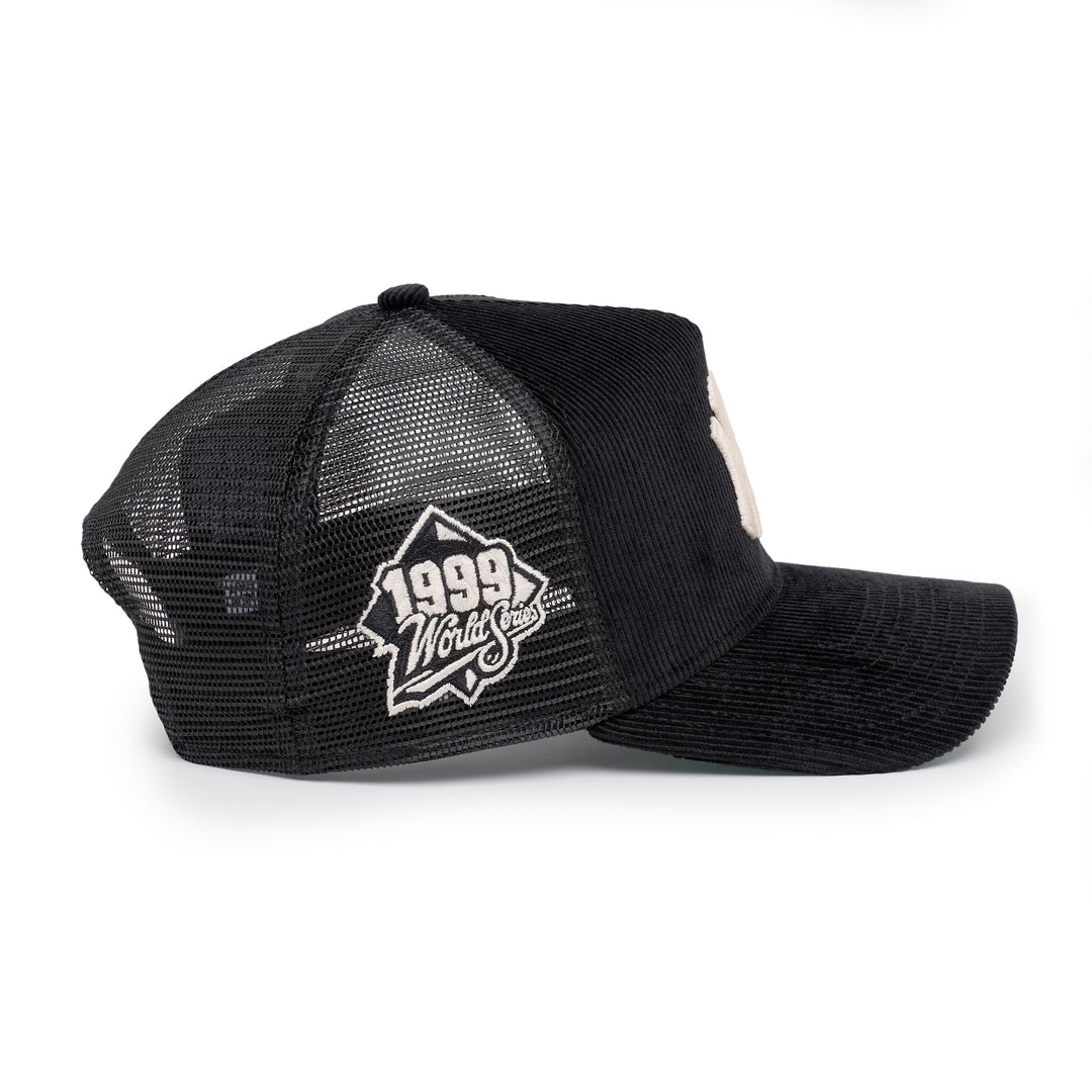 9FORTY A-Frame Trucker New York Yankees 1999 World Series Black Snapback