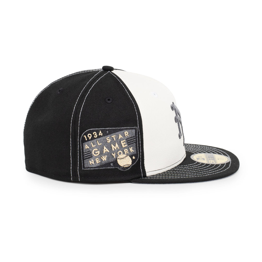 59FIFTY New York Giants All Star Game 2-Tone Black Visor Chrome White Fitted