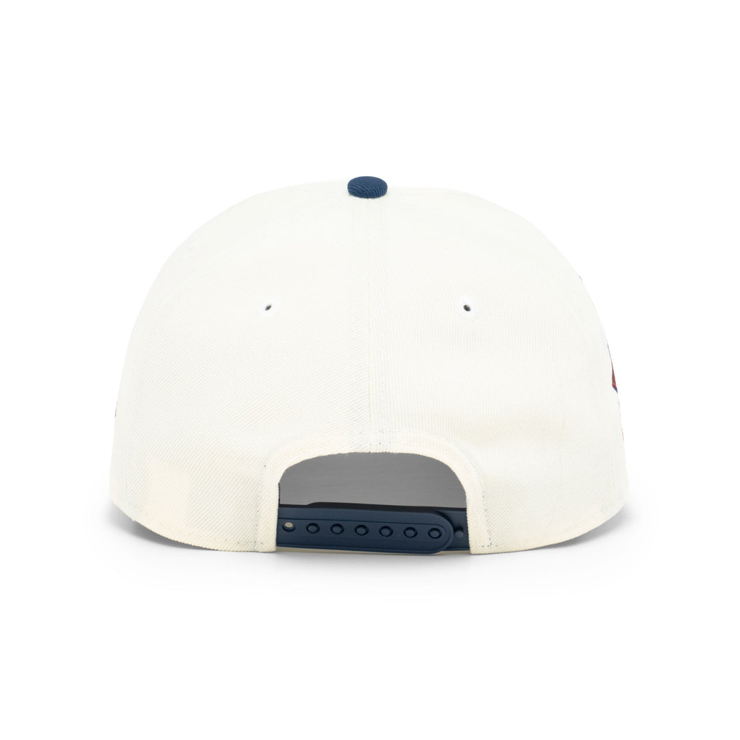 9FORTY New York Yankees Stadium 75th Anniversary 2-Tone Oceanside Blue Visor Chrome White Snapback