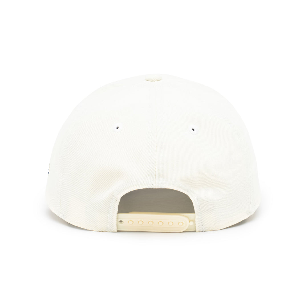 9FORTY Los Angeles Dodgers 2-Tone Navy Visor Chrome White Snapback