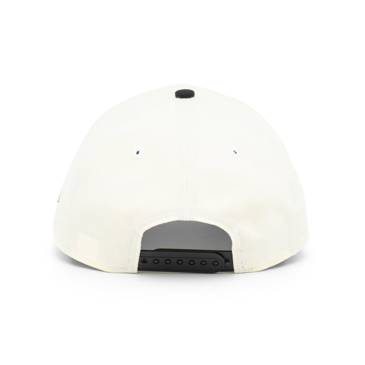 9FORTY Los Angeles Dodgers World Series Champions 2024 2-Tone Black Visor Chrome White Snapback