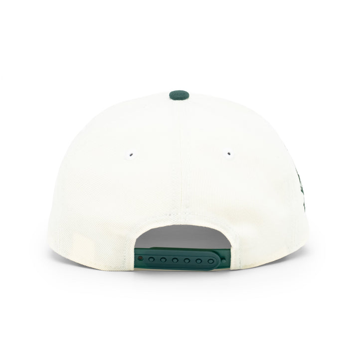 9FORTY Los Angeles Dodgers World Series Champions 2024 2-Tone Dark Green Visor Chrome White  Snapback