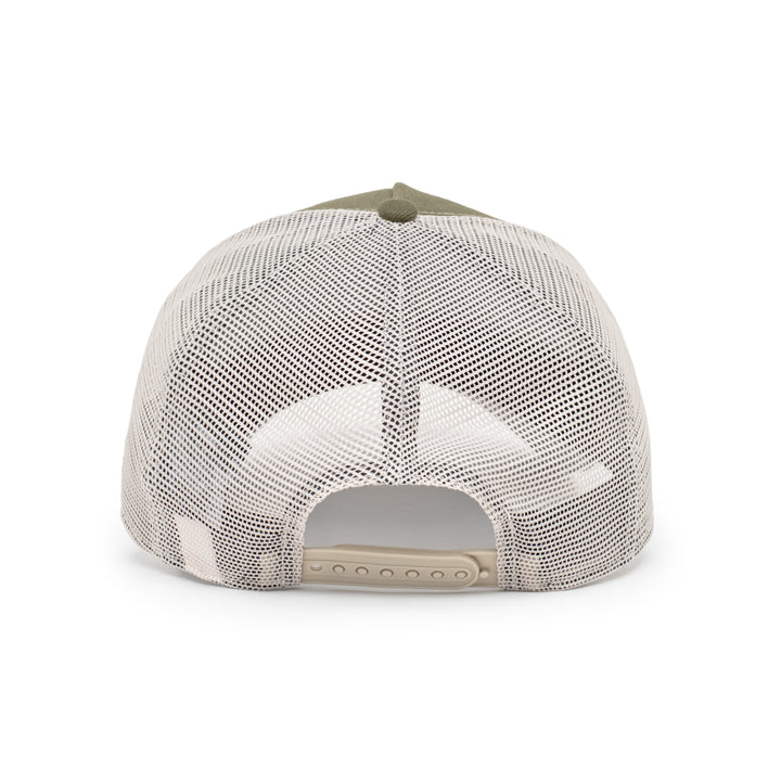 9FORTY A-Frame Trucker Los Angeles Dodgers New Olive Snapback