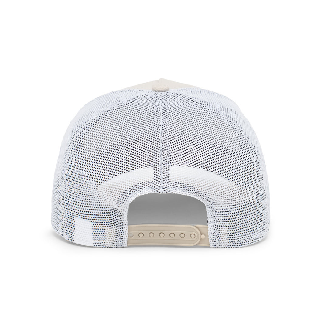 9FORTY A-Frame Trucker New Era Company Stone White Snapback