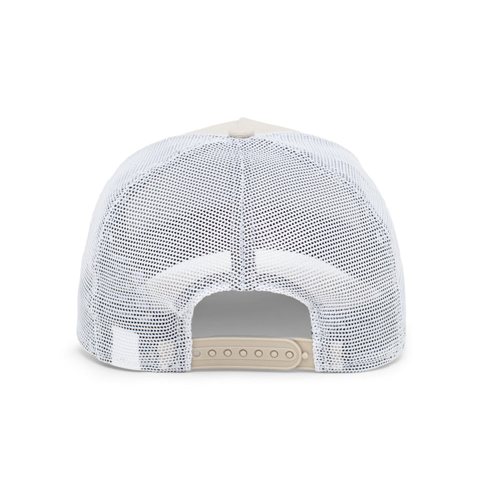 9FORTY A-Frame Trucker New Era Company Stone White Snapback