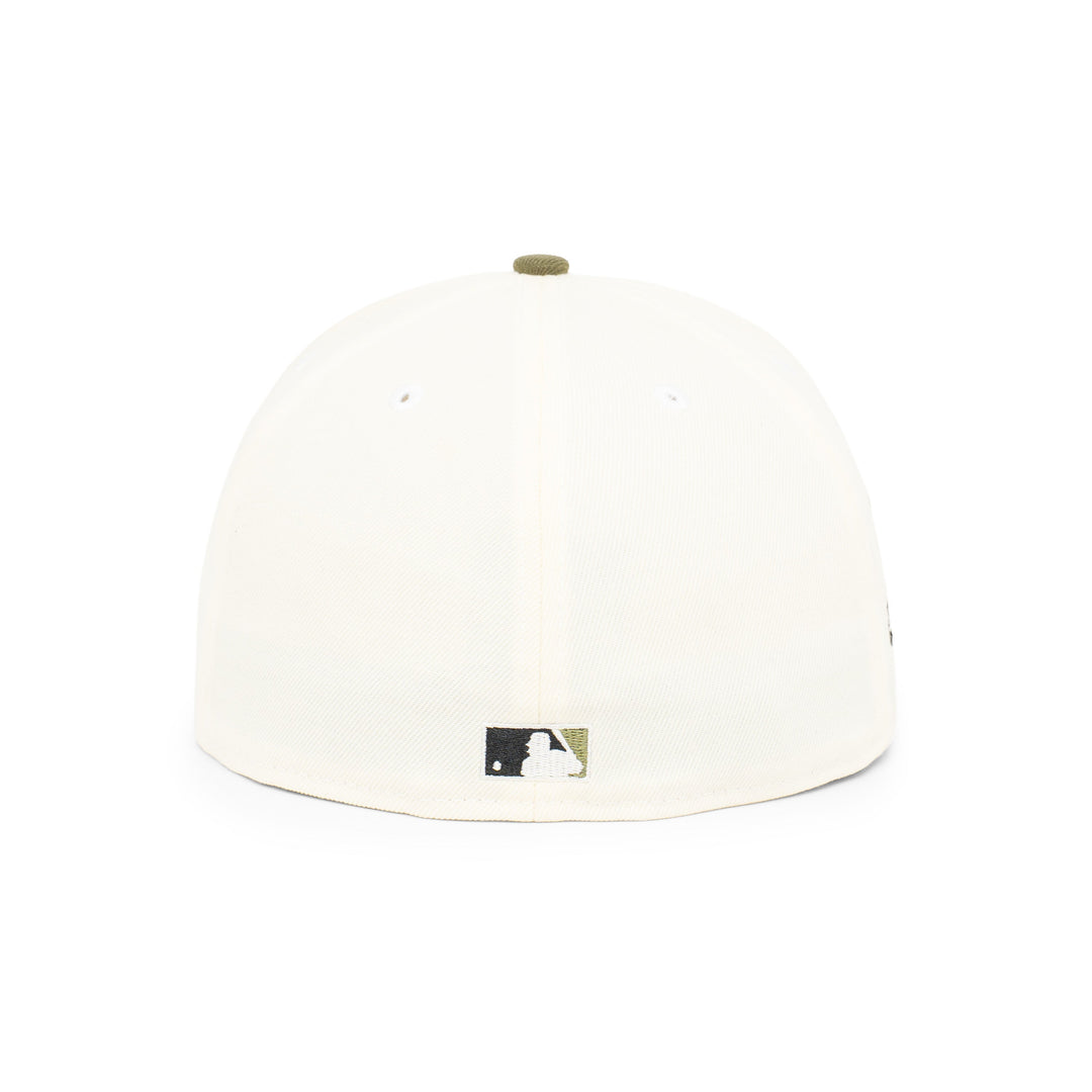 59FIFTY Los Angeles Angels All Star Game 2010 2-Tone New Olive Visor Chrome White Fitted
