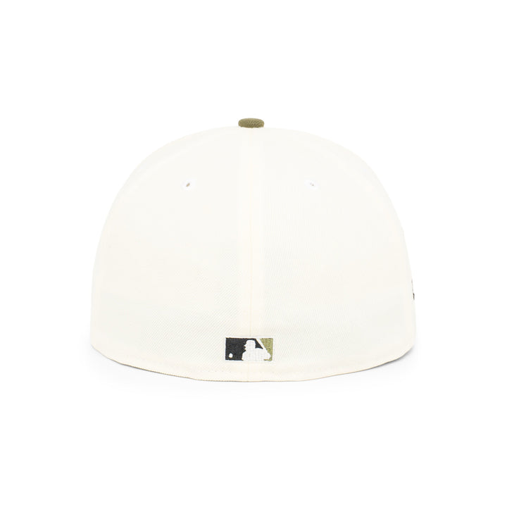 59FIFTY Los Angeles Angels All Star Game 2010 2-Tone New Olive Visor Chrome White Fitted