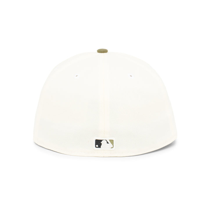 59FIFTY Texas Rangers All Star Game 2024 2-Tone New Olive Visor Chrome White Fitted