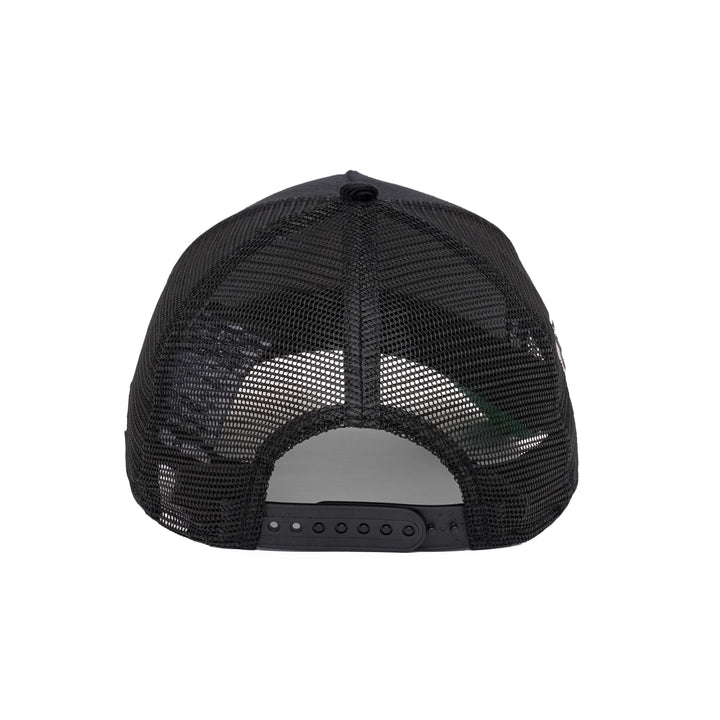 9FORTY A-Frame Trucker Los Angeles Dodgers Stadium 60th Anniversary Black Snapback