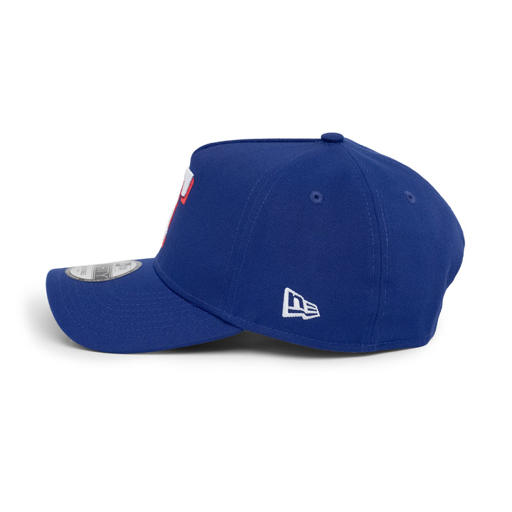 9FORTY A-Frame Texas Rangers Basic Team Dark Royal Snapback
