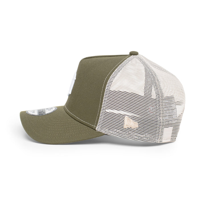9FORTY A-Frame Trucker Detroit Tigers New Olive Snapback