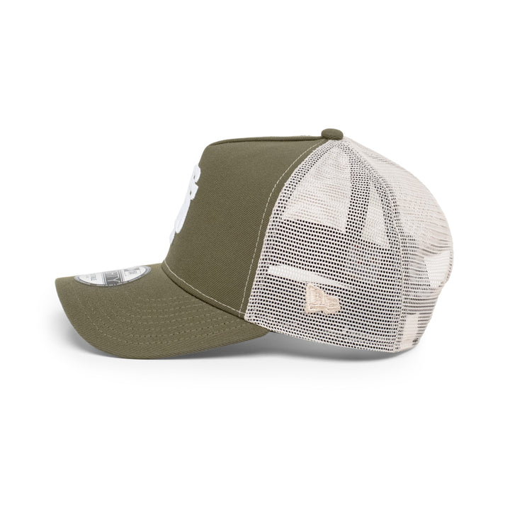 9FORTY A-Frame Trucker San Francisco Giants New Olive Snapback