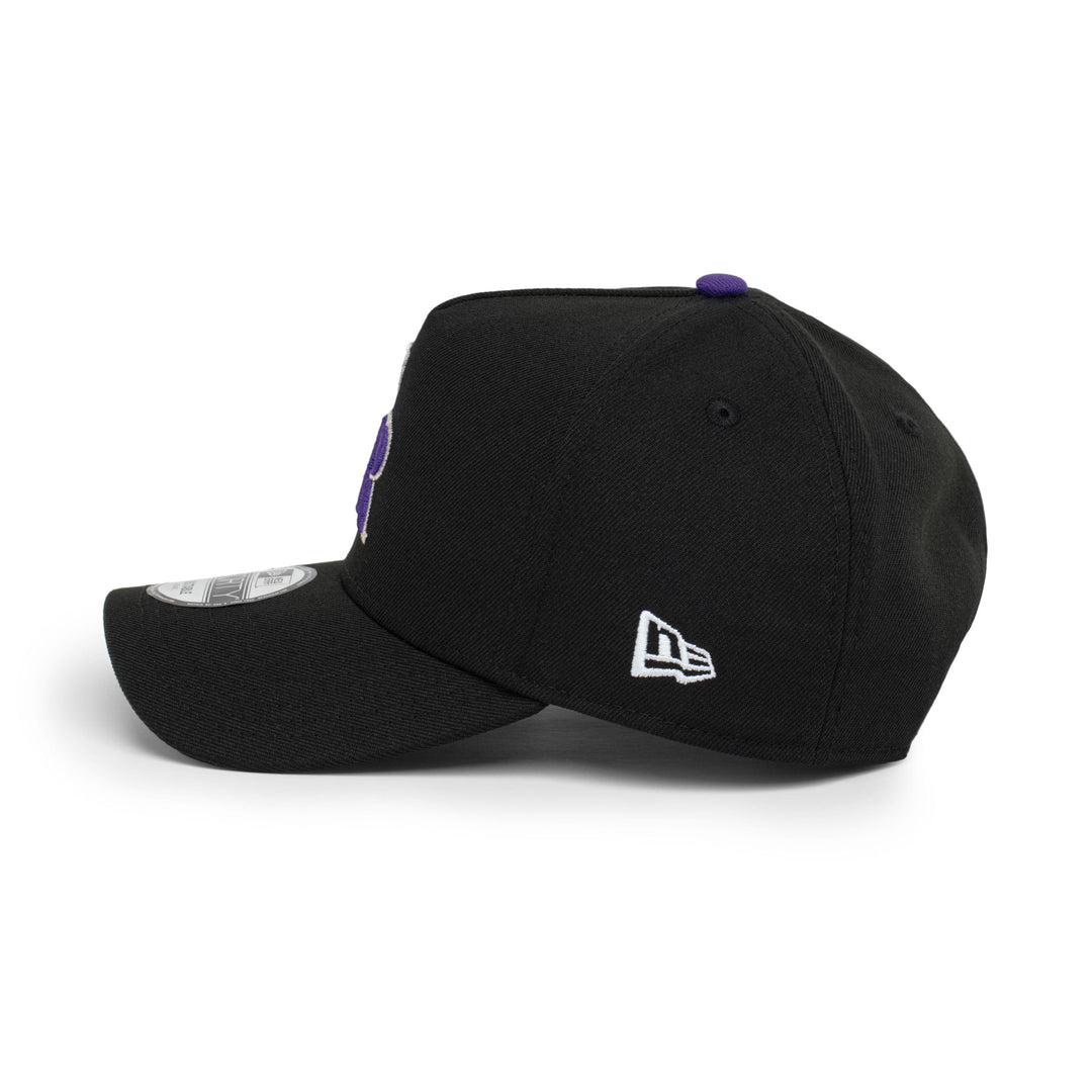 9FORTY A-Frame Colorado Rockies Basic Team Black Snapback