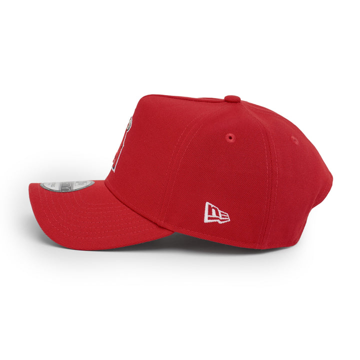9FORTY A-Frame Los Angeles Angels Basic Team Red Scarlet Snapback