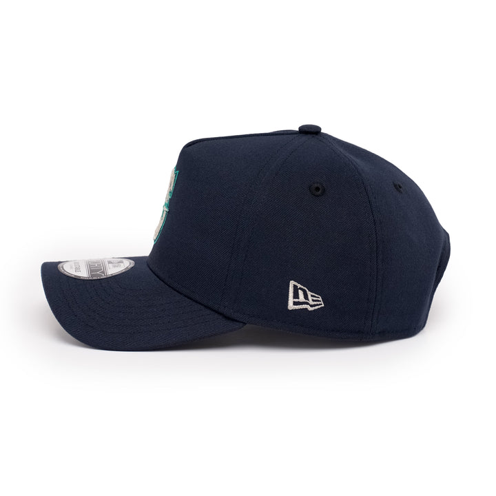9FORTY A-Frame Seattle Mariners Basic Team Navy Snapback