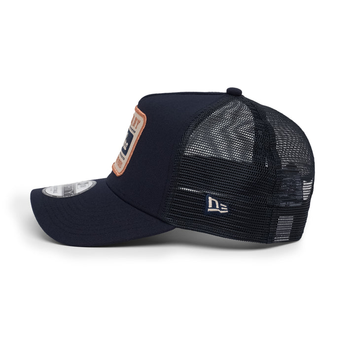9FORTY A-Frame Trucker New Era Patch Navy Stone Snapback