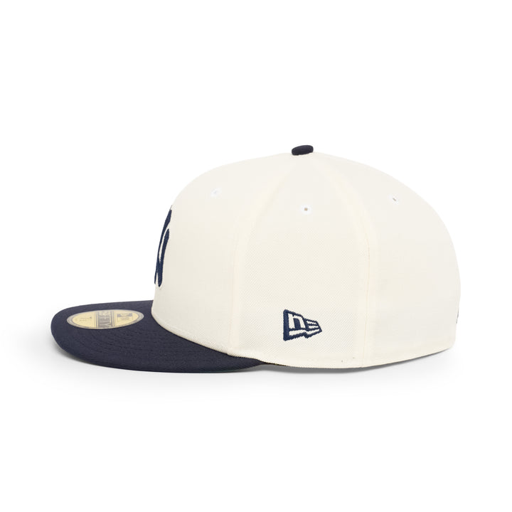 59FIFTY New York Yankees 2-Tone Chrome White Navy Fitted