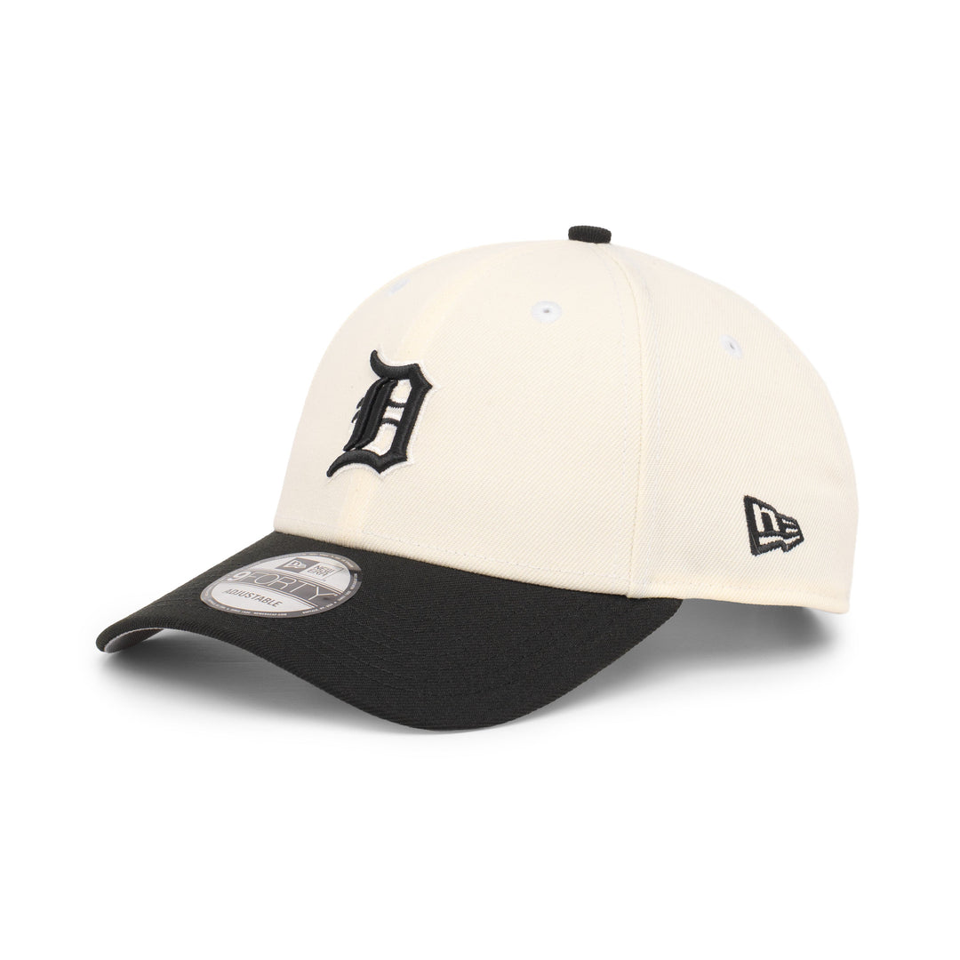 9FORTY Detroit Tigers World Series Fall 2012 Classic 2-Tone Black Visor Chrome Whit Snapback